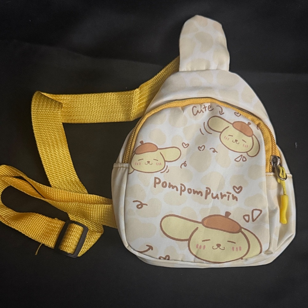 Hello Kitty Cream and Yellow Cosmetic Bag